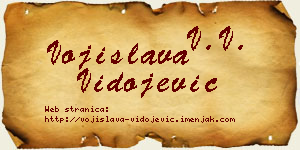 Vojislava Vidojević vizit kartica